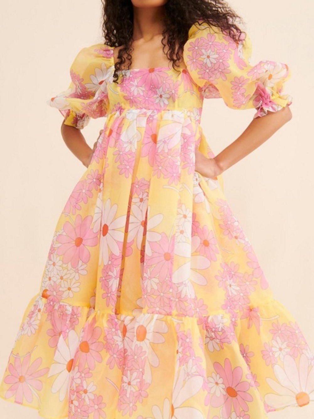 Selkie French Puff Dress Size M